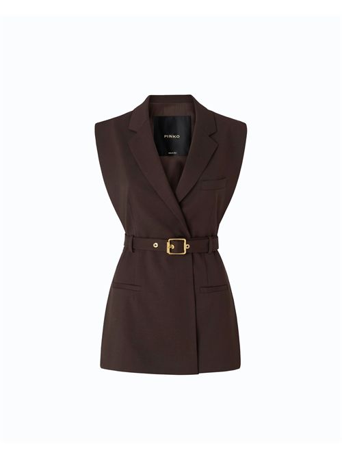 Giacca gilet aperta ai lati con cintura PINKO | 107727A3MS/M04